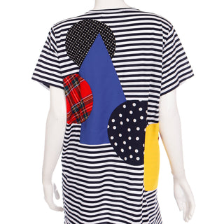 Junya Watanabe for Comme des Garcons Used Patchwork Tee Shirt Dress Primary Colors