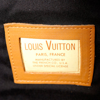 Rare 1980s Louis Vuitton Vintage Monogram Weekender Luggage Travel Bag USA