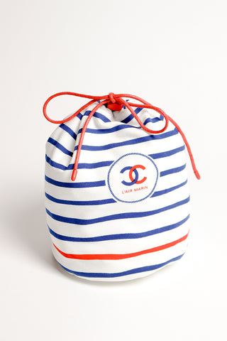 San Tropez vintage gift set for her including Chanel J'Air Marin Nautical Drawstring Bag