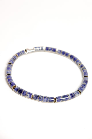 San Tropez vintage gift set for her including Sterling Silver Choker with Lapis