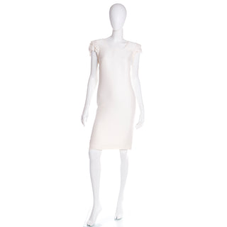 Valentino Garavani Ivory Silk Crepe Draped Evening Dress Modig Valentino Garavani Ivory Silk Crepe Draped Evening Dress Modig
