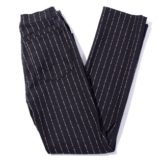 1990s Vintage Franco Moschino Jeans Deadstock Pants w The Word Pinstripe