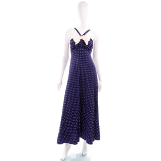 1940s Polka Dot Dress with Large center bow