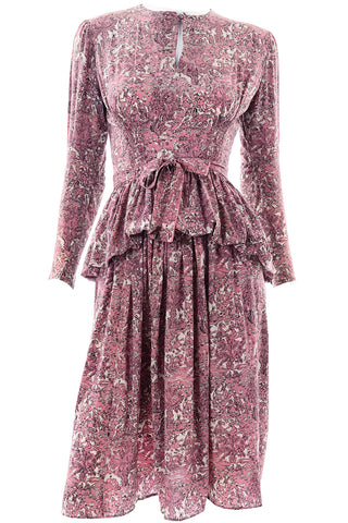 1940s vintage toile dress