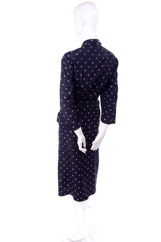 1940s vintage Umbrella print dress suit Large