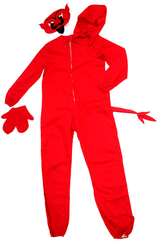 1940s vintage Red Devil Childs Halloween Costume