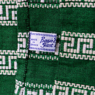 1960s Bambaki green column dress