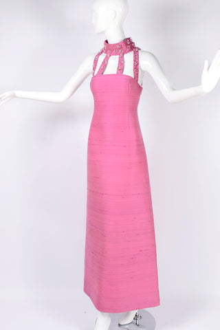1960's Pink Pierre Cardin Long Cage Dress