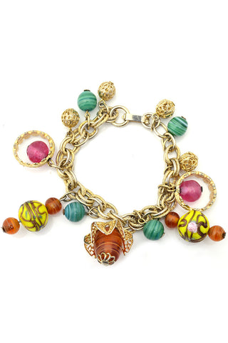 Murano Glass Bead Vintage Bracelet 1960s