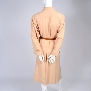 1970's vintage trench coat with leather belt