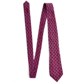 Gianni Versace vintage men's paisley silk necktie