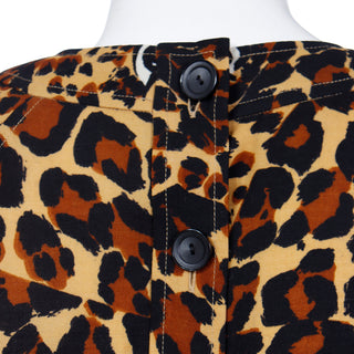 Yves Saint Laurent Vintage Runway Leopard Dress
