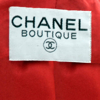 1985 Chanel Boutique Vintage Skirt Suit Label