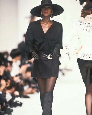 S/S 1990 Yves Saint Laurent Wrap Dress