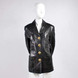 1990's Chanel Vintage Quilted Leather Jacket