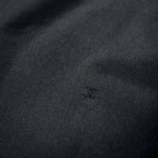 Black Silk CC Logo Lining Chanel Vintage Jacket