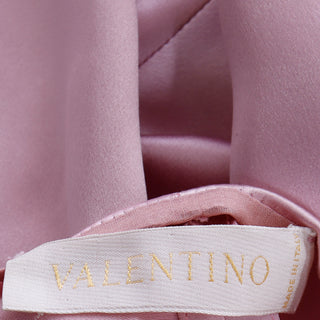 Early 2000s Valentino Pink Silk Charmeuse Godet Below Waist Y2K Skirt