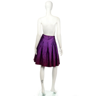 Fall Winter 2008 Oscar de la Renta purple skirt
