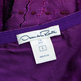 Fall 2008 Oscar de la Renta purple skirt