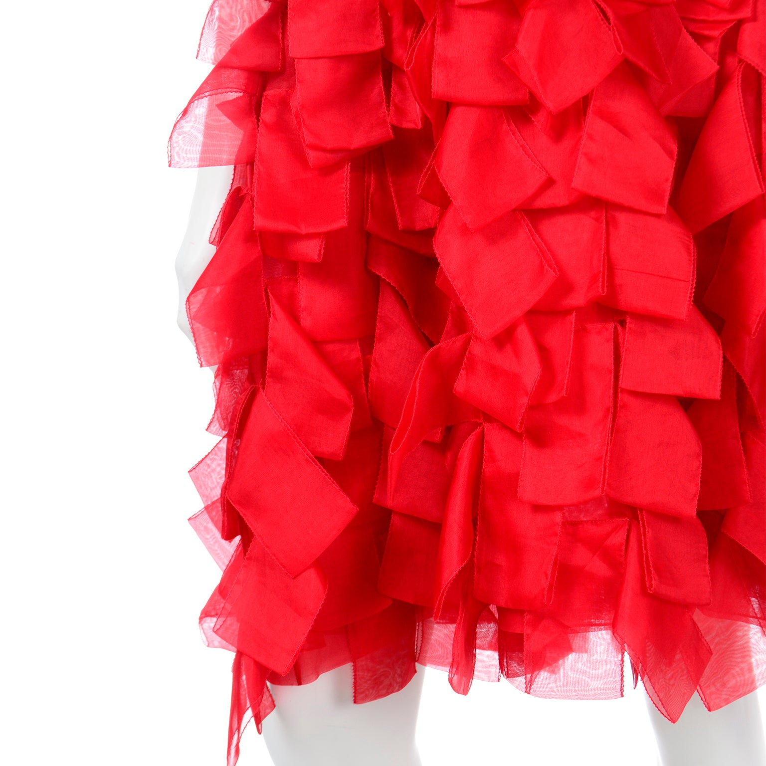red valentino organza dress RED Valentino Black Floral Burnout Organza Short Dress S