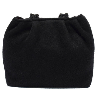 Rare 1990s Early Vintage Kate Spade Handbag Barneys Black Mohair Bag