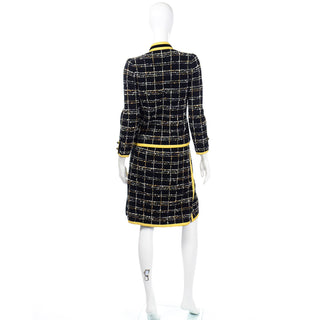 Adolfo Vintage Chanel Style Skirt & Jacket Suit 2 pc