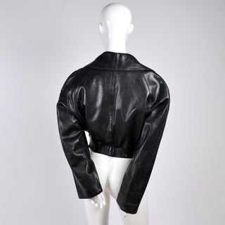 Alaia Vintage Leather Jacket 1980s Paris
