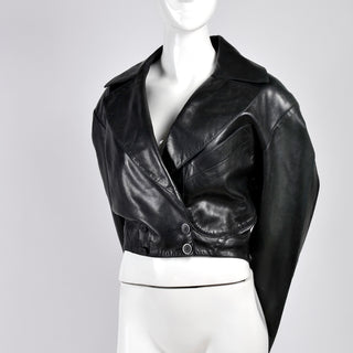 Alaia Vintage Leather Jacket Coat