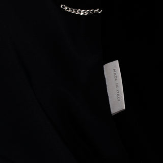 Alexander McQueen Black Silk Tuxedo Cutaway Jacket