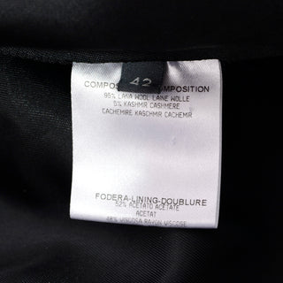 Alexander McQueen Black Wool Sculptured Capelet Jacket The Horn of Plenty Runway 2009