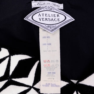 F/W 1991 Atelier Versace label