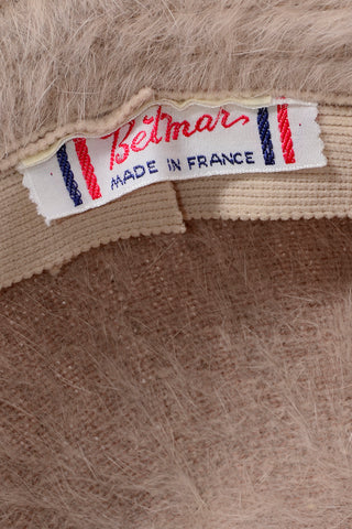 Betmar Made in France Beige Tan Vintage Bucket Hat