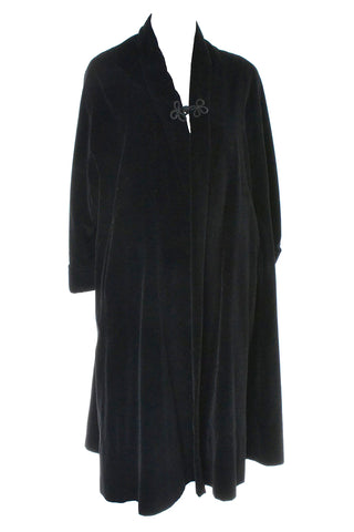 1950s Vintage Swing coat Black Velvet