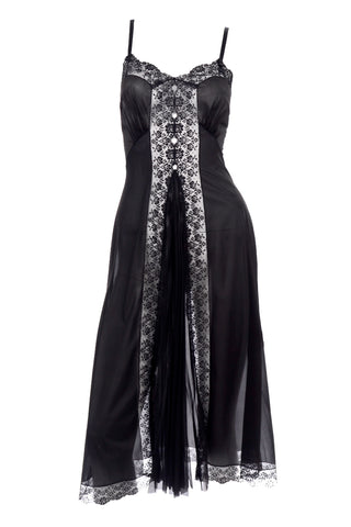Vintage Vanity Fair Black Slip or Nightgown