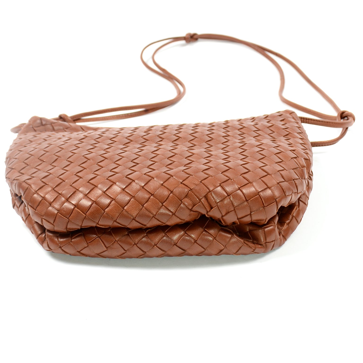 Brown Bottega Veneta Intrecciato Leather Handbag Bag – Designer Revival