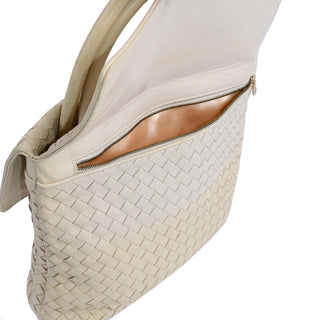 Bottega Veneta Top Handle Bag in Woven Leather