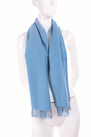 Vintage Burberry Cashmere blue scarf