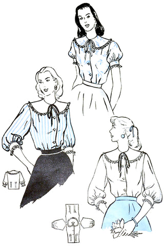 Butterick 4441 Vintage Sewing Pattern 1948