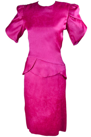 Carolina Herrera Pink Silk Dress