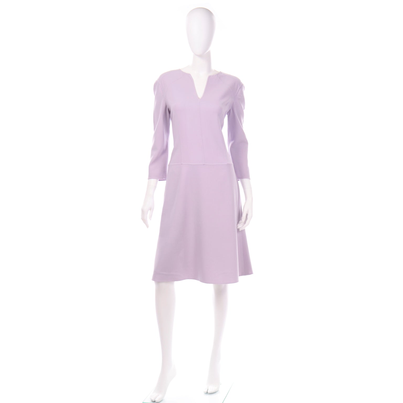carolina herrera purple dress Carolina Herrera - - Turtleneck Midi Dress - Purple - XL