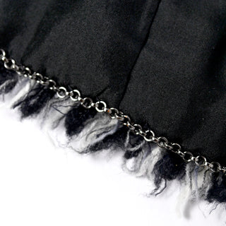 Chanel 2004 Black & White Lesage Tweed Jacket & Skirt w/ Bow - Dressing Vintage