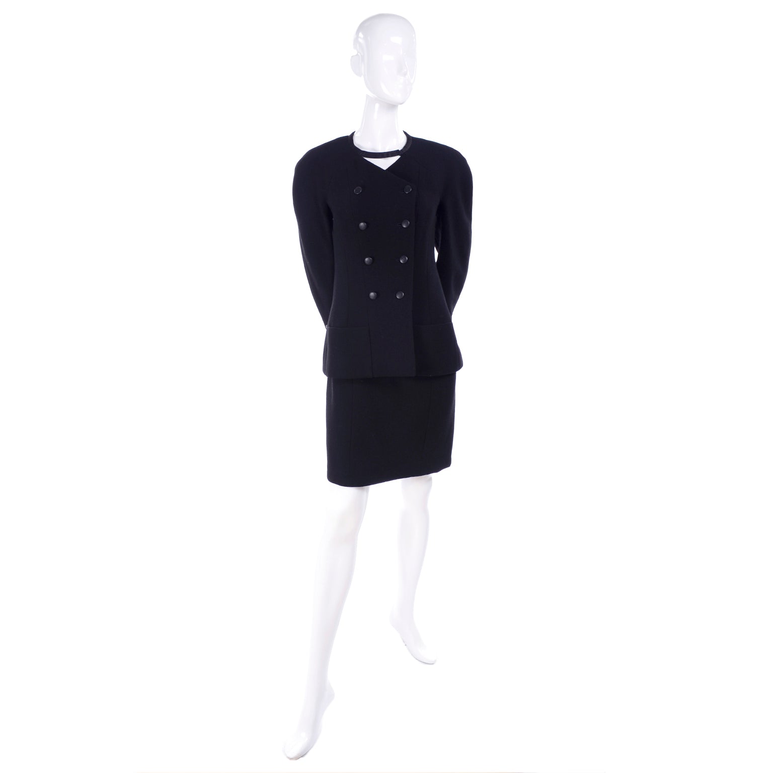 Chanel 1998 Cruise Wool Jacket & Skirt Suit