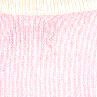 S/S 1988 Chanel Pink Cashmere Skirt & Short Sleeve Sweater Deadstock