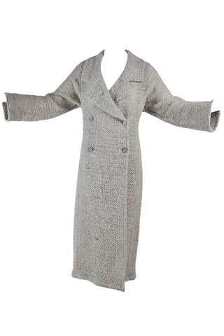 Vintage Chanel Tweed Long Coat