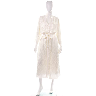 Christian Dior Vintage Bridal Robe and Nightgown Set