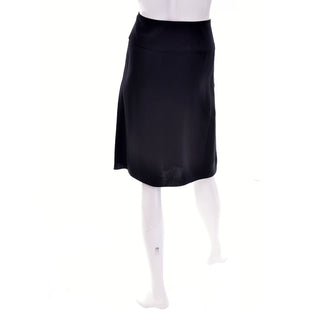 Christian Lacroix Black Silk Vintage Skirt