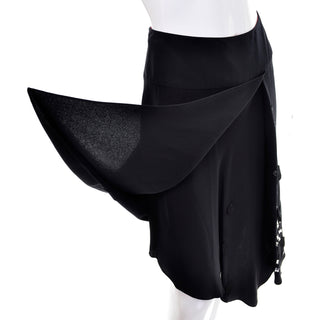 1990s Christian Lacroix Layered Silk Skirt