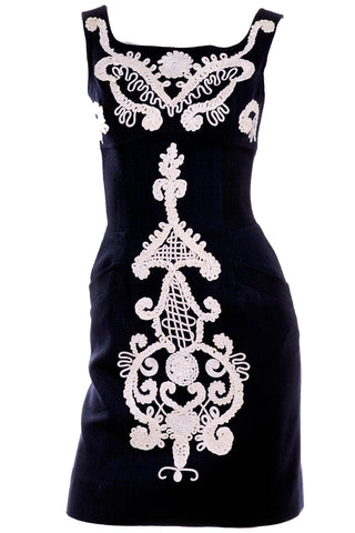 Christian Lacroix Vintage Dress With Embroidery