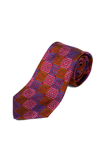1990s Christian Lacroix Pink Silk Necktie