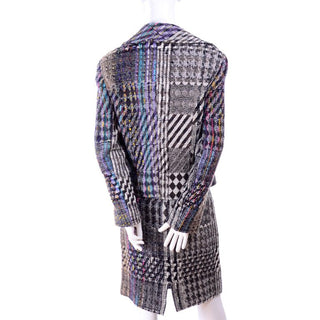 10/12 Christian Lacroix vintage plaid skirt suit